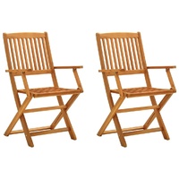 Folding Garden Chairs Solid Eucalyptus Wood