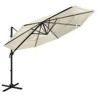 4-Tier Parasol with Aluminium Pole 3x3 m