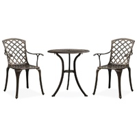 3 Piece Bistro Set Cast Aluminium