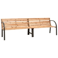 Twin Garden Bench 241 cm Solid Wood Chinese Fir