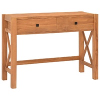 Desk with 2 Drawers Recycled Teak Wood