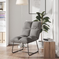 Leisure Chair with Metal Frame Velvet