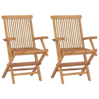 Folding Garden Chairs Solid Teak Wood