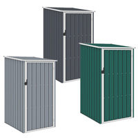 Garden Shed 87x98x159 cm Galvanised Steel