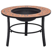 Mosaic Fire Pit 68cm Ceramic