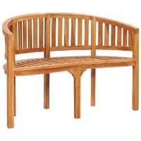 Banana Bench Solid Teak Wood