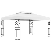 Gazebo with Double Roof 3x4 m