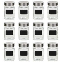 Storage Jars with Sticker 300 ml