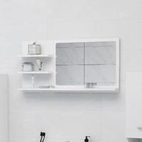 Bathroom Mirror 90x10.5x45 cm Engineered Wood