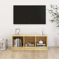 Buckingham TV Cabinet 104x33x41 cm Solid Pinewood