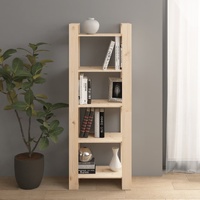 Talladega Book Cabinet/Room Divider 60x35x160 cm Solid Wood