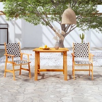 Garden Dining Set Solid Wood Acacia