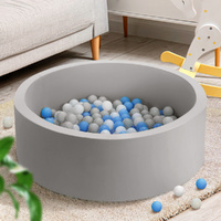 Ocean Foam Ball Pit with Balls Kids Play Pool Barrier Toys 90x30cm