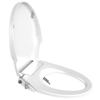 Non Electric Bidet Toilet Seat Cover Bathroom Dual Nozzle Spray Water Wash