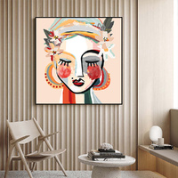 Sophie Black Frame Canvas Wall Art