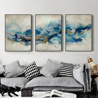 The Universal 3 Sets Black Frame Canvas Wall Art