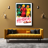 Heathers The Musical Black Frame Canvas Wall Art