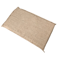 Hessian Pet Dog Puppy Bed Mat Pad House Kennel Cushion With Foam