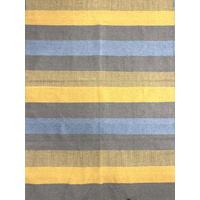 Blue/Green/yellow kilim rug 