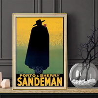 Sandeman Gold Frame Canvas Wall Art