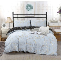 Adana Reversible Bed Quilt/Doona/Duvet Cover Set