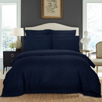 1000TC Ultra Soft Striped Duvet Doona Quilt Cover Set