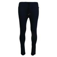 Blue Track Casual Sweatpants with Logo Details by Dolce & Gabbana Men