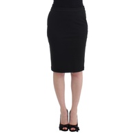 Authentic GF Ferre Pencil Skirt with Logo Details Women