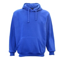 Adult Unisex Men's Basic Plain Hoodie Pullover Sweater Sweatshirt Jumper XS-8XL, Royal Blue