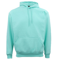 Adult Unisex Men's Basic Plain Hoodie Pullover Sweater Sweatshirt Jumper XS-8XL, Mint