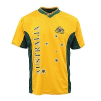 Adults Kids Men's Sports Soccer Rugby Jersy T Shirt Australia Day Polo Souvenir (Kids)