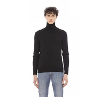 Baldinini Metal Monogram Turtleneck Sweater