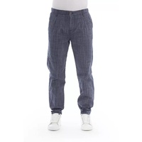 Front Zipper and Button Closure Chino Trousers