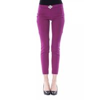 Lateral Closure Skinny Pants with Frontal Application