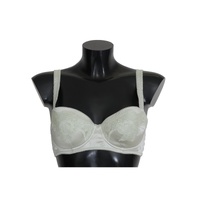 Gorgeous Floral Lace Silk Stretch Balconcino Bra - Dolce &amp; Gabbana