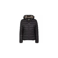 Fred Mello Short Down Jacket with Hood and Zip Closure