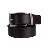 Reversible Black Calfskin Belt.