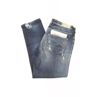 5-Pocket Jeans with Straight Leg and Small Rips