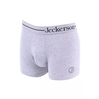 Monochrome Boxer with Logo Print and Branded Elastic Band