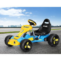 Kids Pedal Go Kart Ride On Toys Racing Car Plastic Tyre