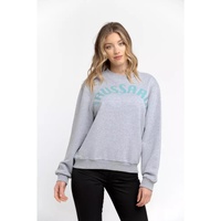 Maxi Lettering Oversized Sweatshirt