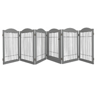 6 Panels Pet Dog Playpen Puppy Exercise Cage Enclosure Fence Indoor