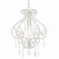 Ceiling Lamp with Beads Round E14