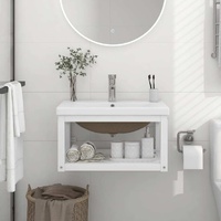 Bathroom Washbasin Frame with Built-in Basin Iron