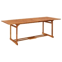 Garden Dining Table Solid Wood Acacia