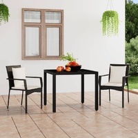 Garden Chairs with Cushions Poly Rattan