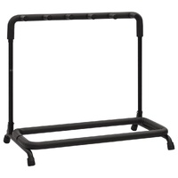 Folding Guitar Stand with 5 Sections Black Steel