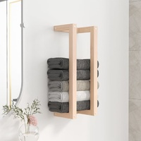 Towel Rack Solid Wood Pine