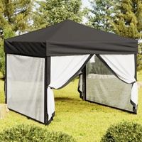 Folding Party Tent with Sidewalls Anthracite