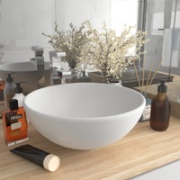 Luxury Bathroom Basin Round 32.5x14 cm Ceramic